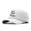 The angled view of melin's Odysea Links Hydro - White / Green