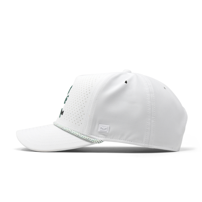 The side view of melin's Odysea Links Hydro - White / Green