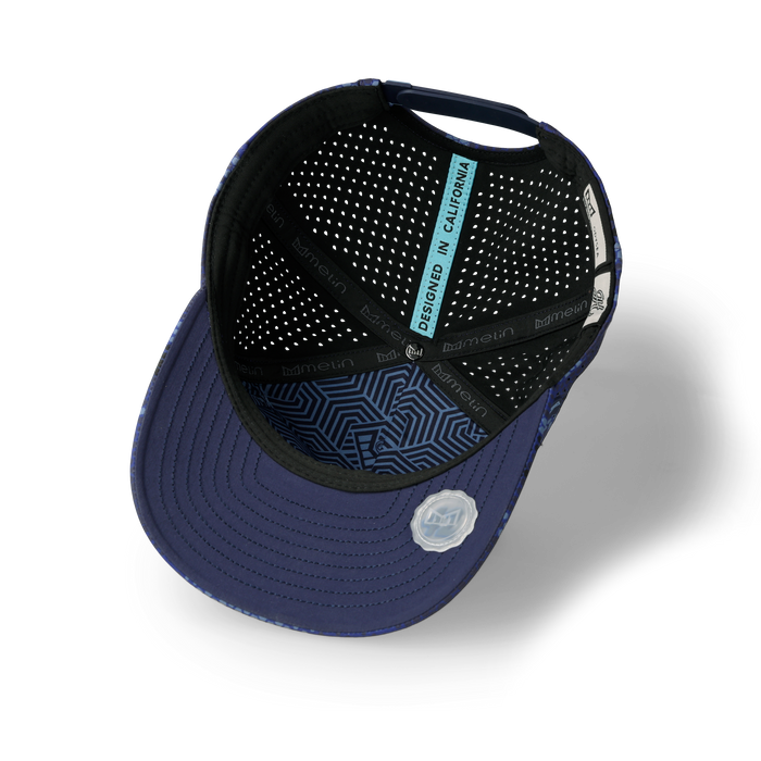 The inside view of the melin Split Fit Odysea Mindset Hydro hat in maverick