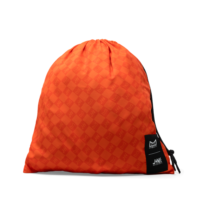 The cinch bag view of the melin Odysea Mindset Hydro  Split Fit in Red / White / Blue