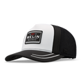 The front, angled view of the melin Odysea MPH Pit Crew Hydro  Split Fit in  Black