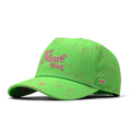 The front, angled view of the melin Odysea Neon Hydro Split Fit in Slime
