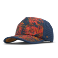The front, angled view of the melin Odysea Packable Hydro Split Fit in MAC Rain Camo