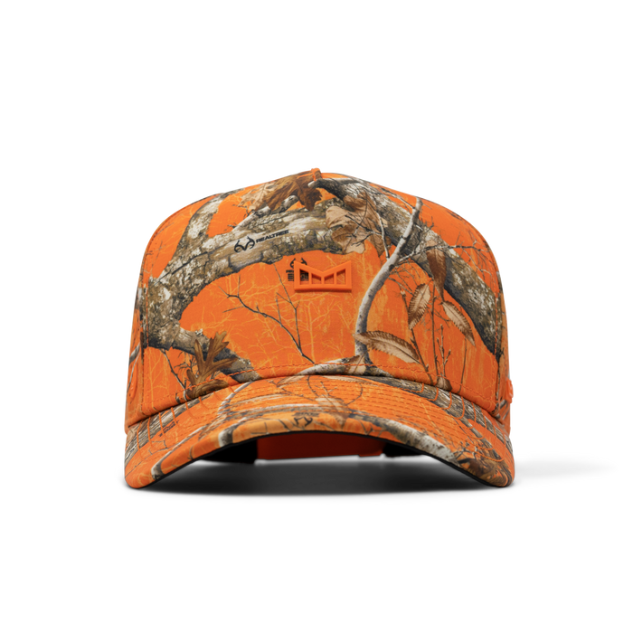 The front view of the melin Odysea Realtree Hydro in Neo Camo
