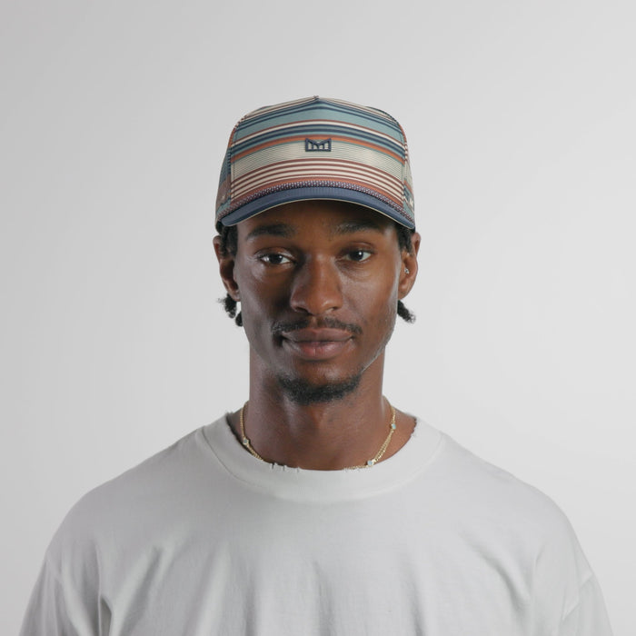 The model-image view of the melin Split Fit Odysea Rope Hydro hat in Picante