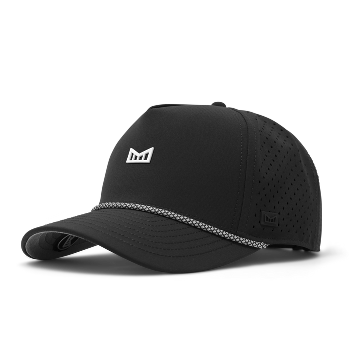 The front, angled view of the melin Odysea Rope Bulls Icon Hydro  Split Fit in  Black