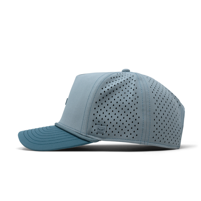 The side view of melin's Odysea Rope Bulls Icon Hydro - Blue Haze / Pool Blue