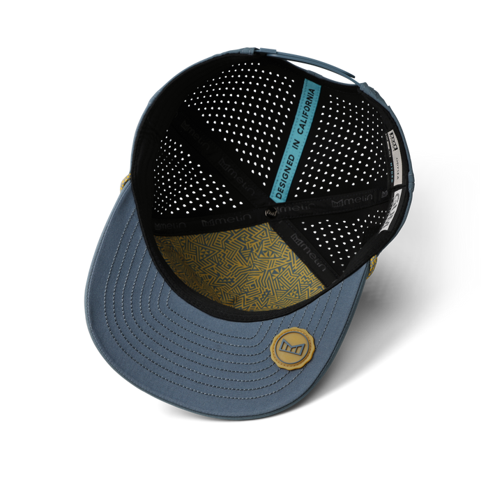 melin Odysea Rope Bulls Icon Hydro Blue Stone Gum snapback hat