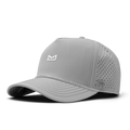 The front, angled view of the melin Odysea Rope Bulls Icon Hydro  Split Fit in  Heather Grey