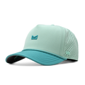The angled view of melin's Odyssey Rope Bulls Icon Hydro - Minty / Dark Mint