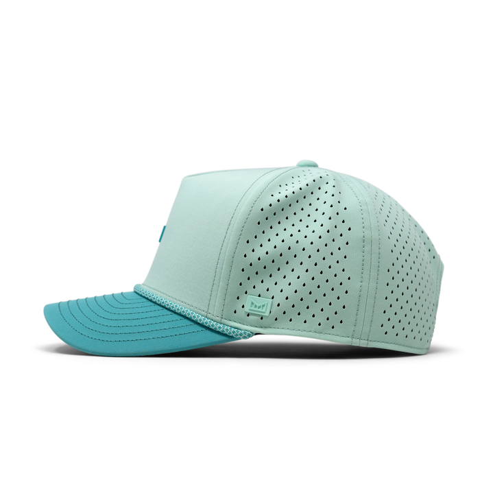 The side view of melin's Odysea Rope Bulls Icon Hydro - Minty / Dark Mint
