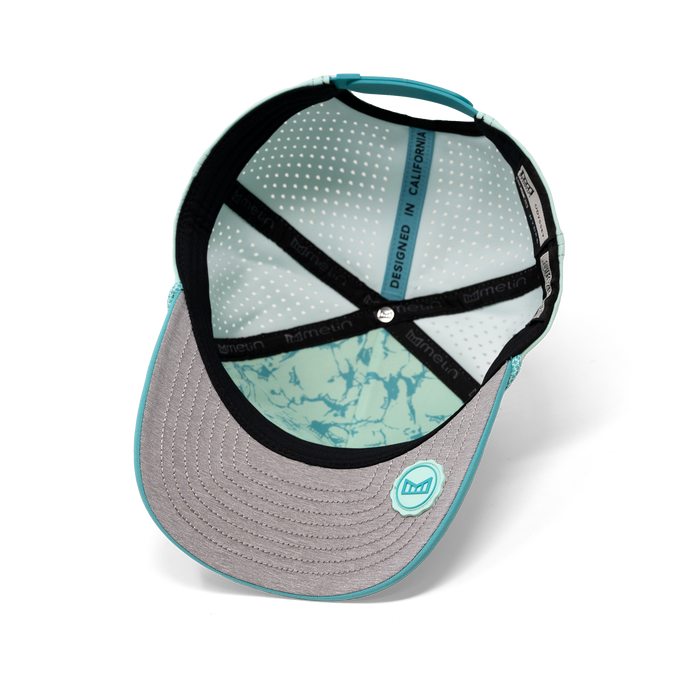The inside view of melin's Odysea Rope Bulls Icon Hydro - Minty / Dark Mint