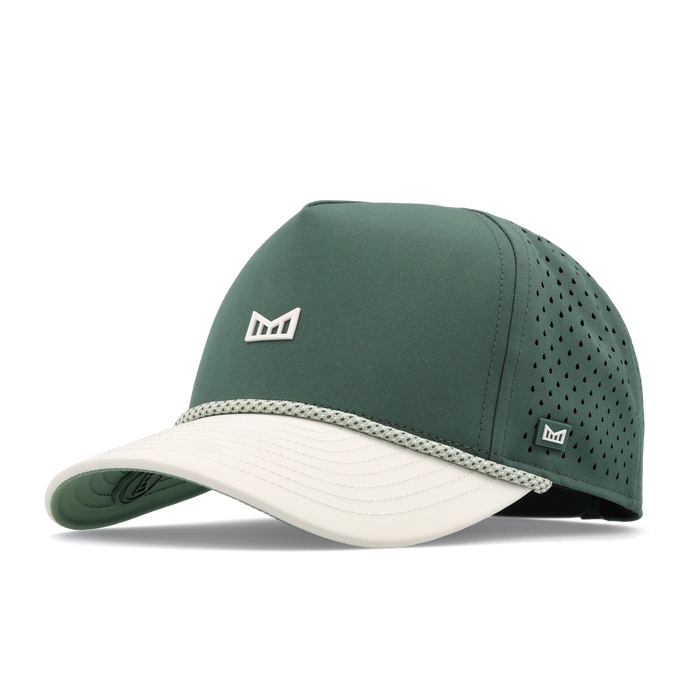 The front, angled view of the melin Odysea Rope Bulls Icon Hydro  Split Fit in  Misty Trails