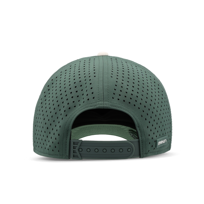 The back view of the melin Odysea Rope Bulls Icon Hydro  Split Fit in  Misty Trails