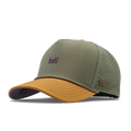 The front, angled view of the melin Split Fit Odysea Rope Bulls Icon Hydro hat in transit