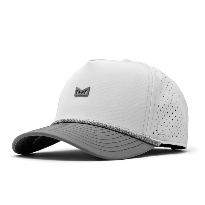 The angled view of melin's Odysea Rope Bulls Icon Hydro - White / Grey