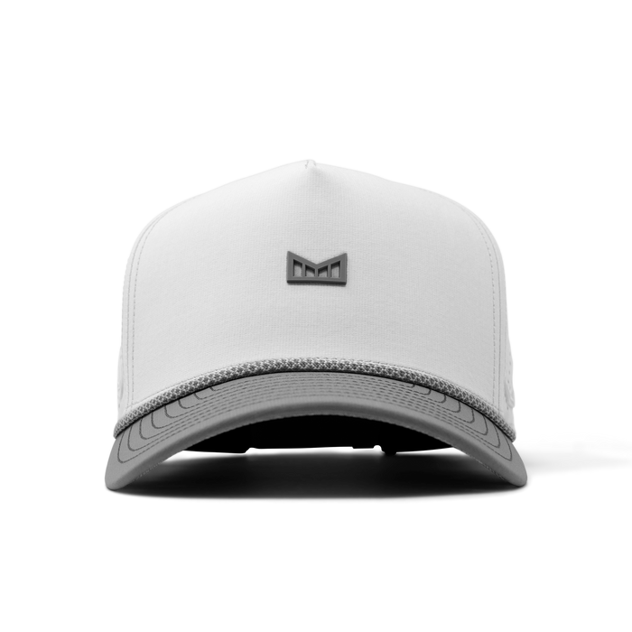 The front view of melin's Odysea Rope Bulls Icon Hydro - White / Grey
