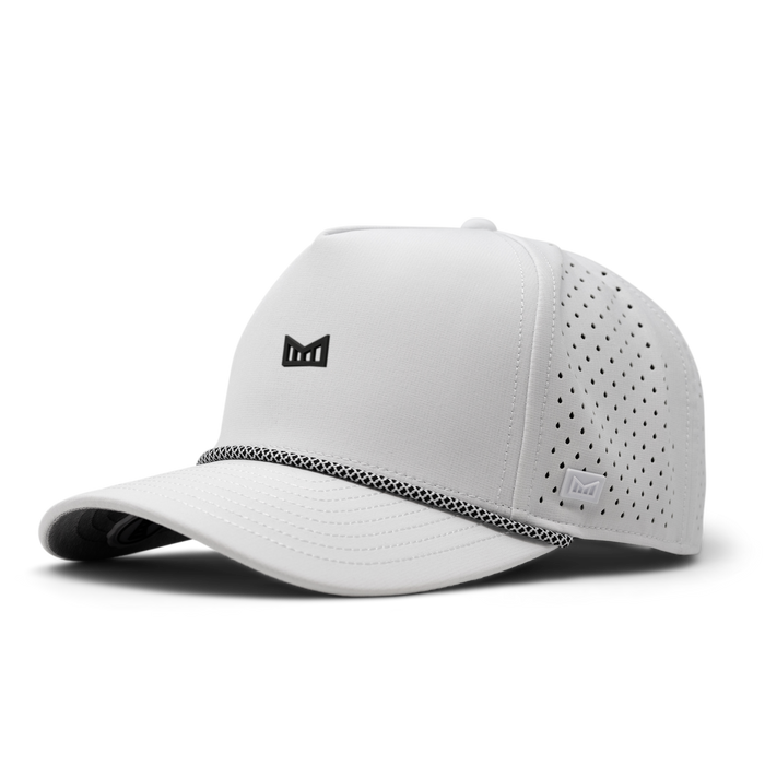 The front, angled view of the melin Odysea Rope Bulls Icon Hydro  Split Fit in  White