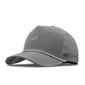 The angled view of the melin Split Fit Odysea Rope Links Hydro hat in grey