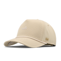 The angled view of the melin Split Fit Odysea Rope Links Hydro hat in khaki