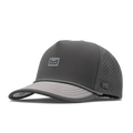The angled view of the melin Split Fit Odysea Rope Streamline Hydro hat in raven