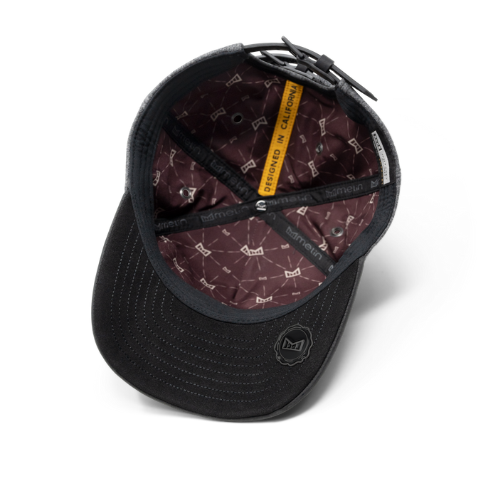 The inside view of the melin Odysea Scout Thermal  Split Fit in Heather Grey / Black