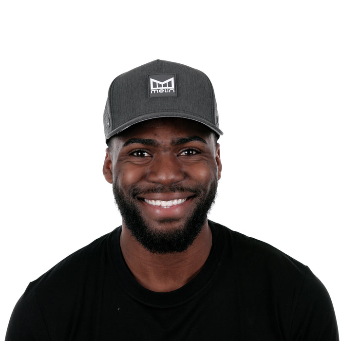 The model-image of melin's Odysea Stacked Hydro hat in Heather Charcoal