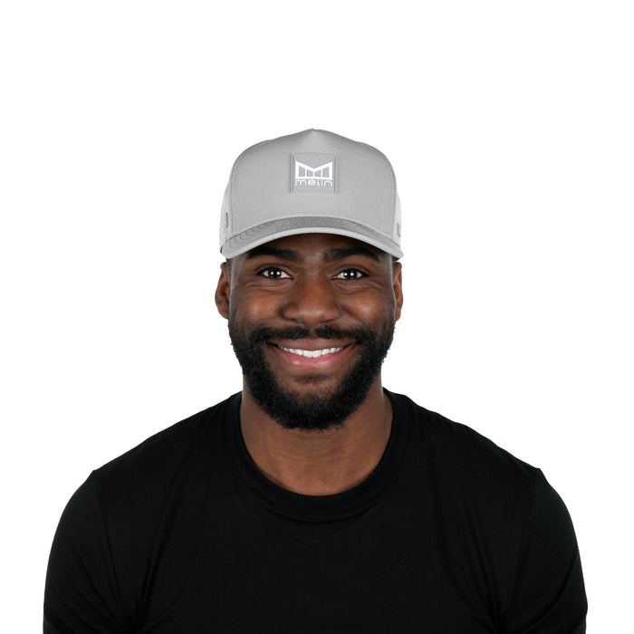 The model-image of melin's Odyssey Stacked Hydro hat in Heather Grey