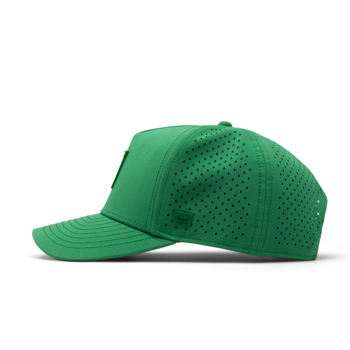 The side view of melin's Odysea Stacked Hydro - Kelly Green