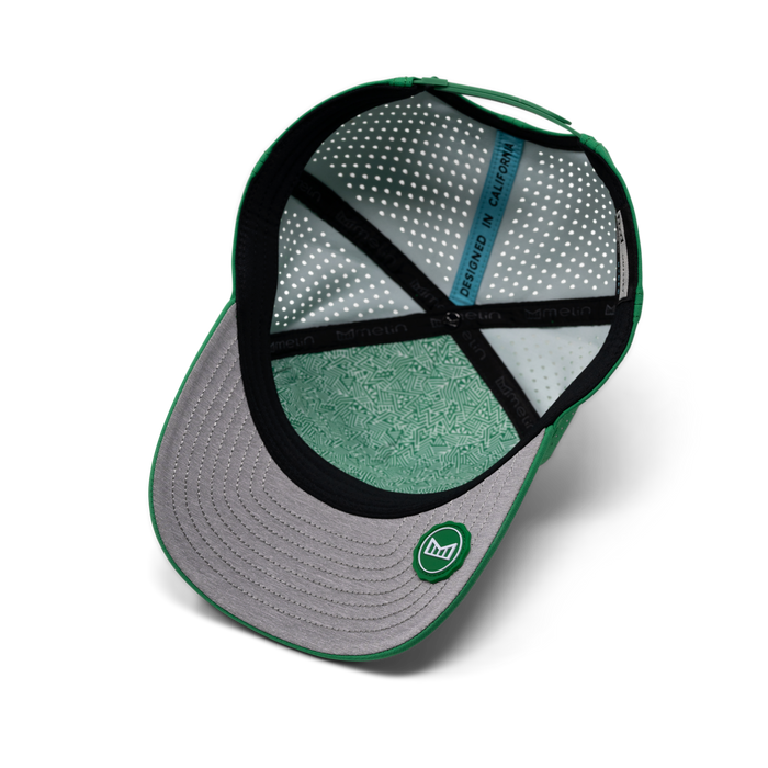The inside view of melin's Odysea Stacked Hydro - Kelly Green