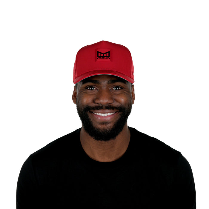 The model-image of melin's Odyssey Stacked Hydro hat in Red