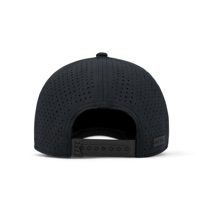 The back view of the melin Odysea Stacked Hydro  Split Fit in  Smoke