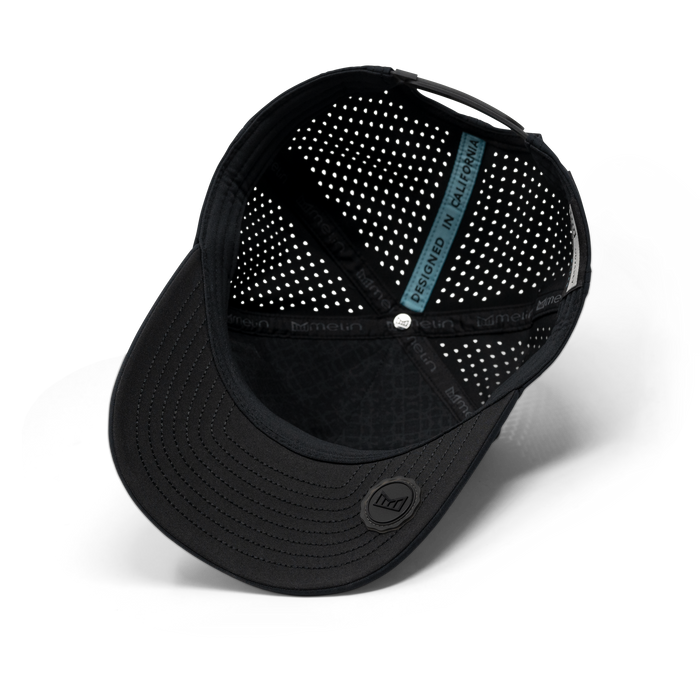 The inside view of the melin Odysea Stacked Hydro  Split Fit in  Smoke