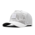 The angled view of melin's Odysea Stacked Hydro - Snow Camo