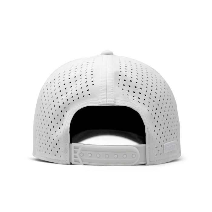 The back view of melin's Odysea Stacked Hydro - Snow Camo