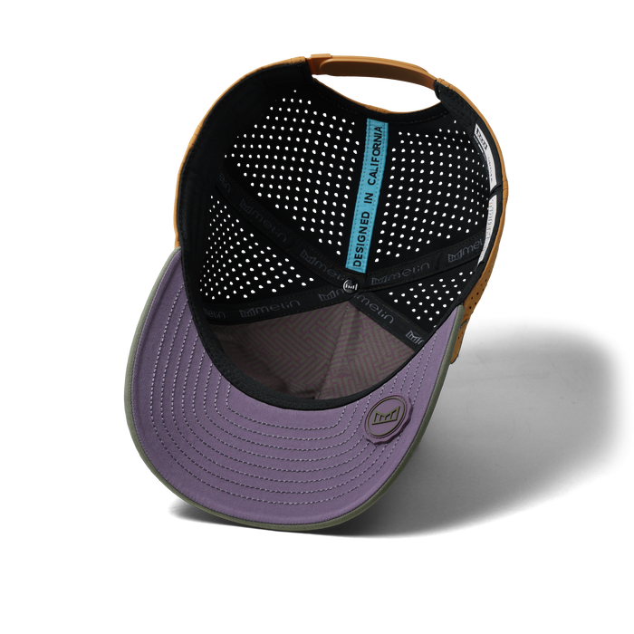 The inside view of the melin Split Fit Odysea Stacked Hydro hat in transit