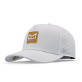 The front, angled view of the melin Odysea Stacked Hydro  Split Fit in  White / Gum