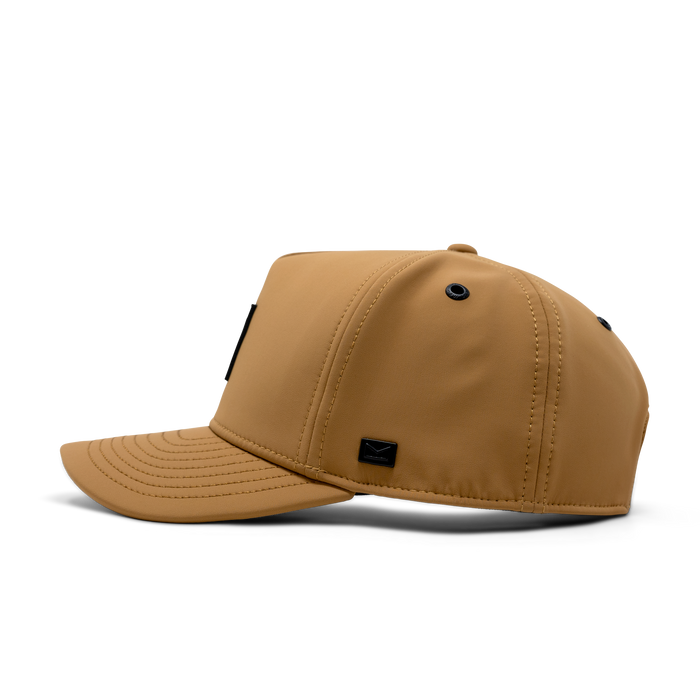 The side view of melin's Odyssey Stacked Infinite Thermal - Peanut Butter