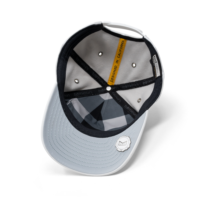 The inside view of the melin Odysea Stacked Infinite Thermal  Split Fit in Snow Camo