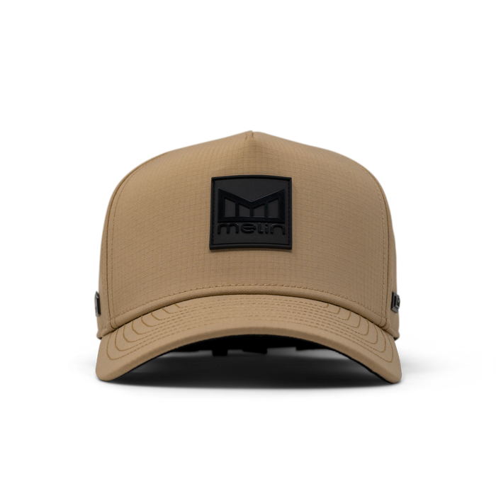 The front view of the melin Odysea Stacked Thermal  Split Fit in Khaki