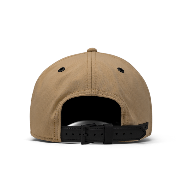 The back view of the melin Odysea Stacked Thermal  Split Fit in Khaki