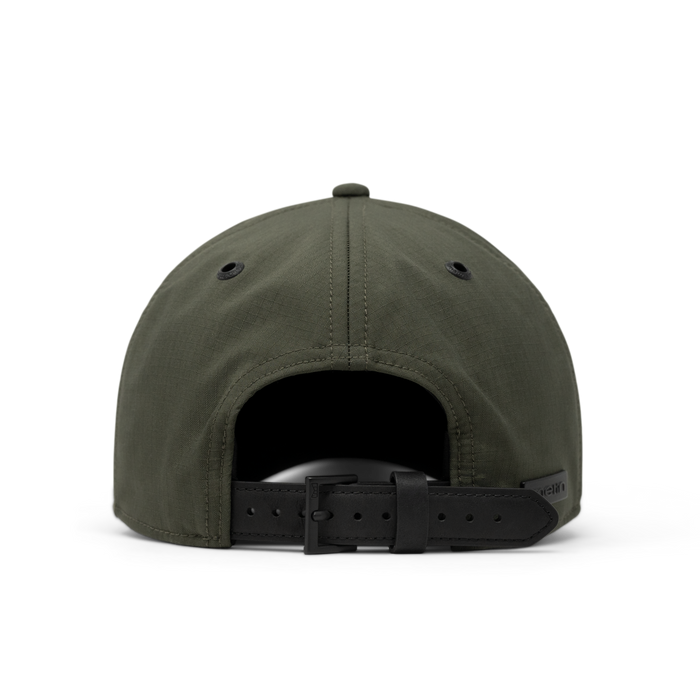 The back view of the melin Odysea Stacked Thermal  Split Fit in Military