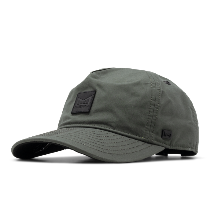 The front, angled view of the melin Odysea Stacked Thermal  Split Fit in Surplus