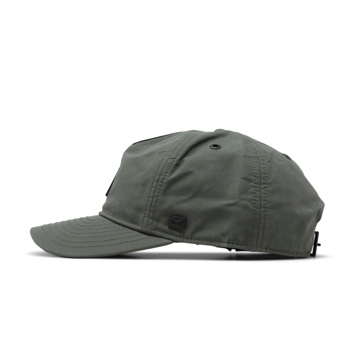 The side view of the melin Odysea Stacked Thermal  Split Fit in Surplus
