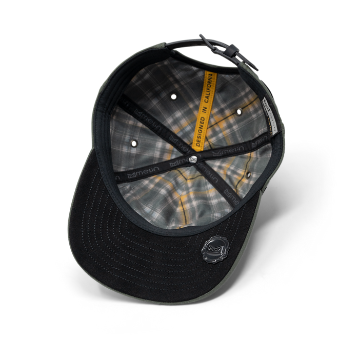 The inside view of the melin Odysea Stacked Thermal  Split Fit in Surplus