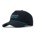 The front, angled view of the melin Split Fit Odysea Weekends Hydro  in Black