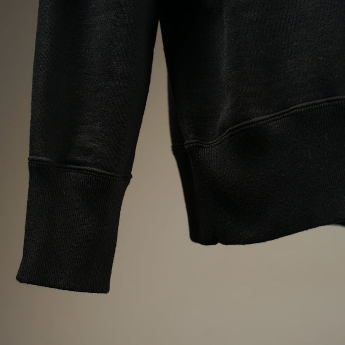 OLD CROW RACING - HALF ZIP SWEAT - BLACK