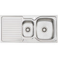 Oliveri Endeavour 1 & 1/2 bowl topmount sink R/H drainer 1TH - The Blue Space