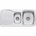 Oliveri LakeLand 1 & 1/2 bowl topmount sink R/H drainer 1TH - The Blue Space