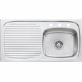Oliveri Ultraform single bowl topmount sink L/H drainer 1TH - The Blue Space